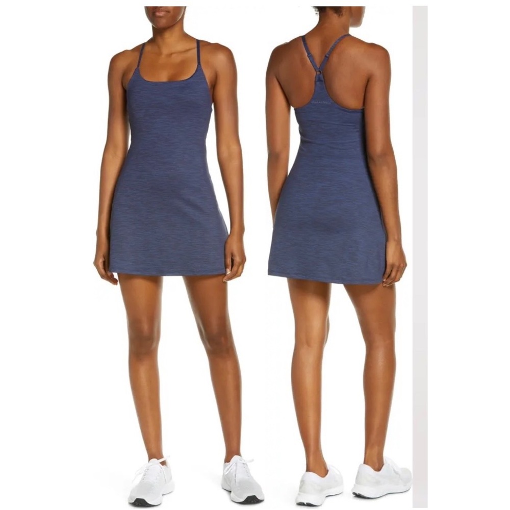 Outdoor Voices Move Free Dress in Baltic Blue Sz S